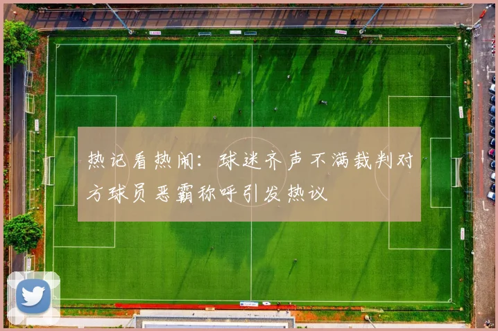 热记看热闹：球迷齐声不满裁判对方球员恶霸称呼引发热议
